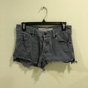 Brandy Melville gray jean shorts